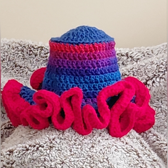 Accessories - Berry Skittles Crochet Bucket Hat